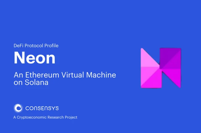 Neon: An Ethereum Virtual Machine on Solana