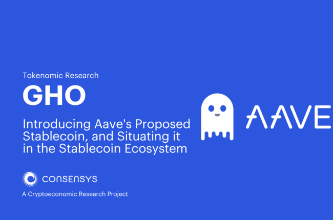 Tokenomics Research | Introducing GHO and Situating it in the Stablecoin Ecosystem