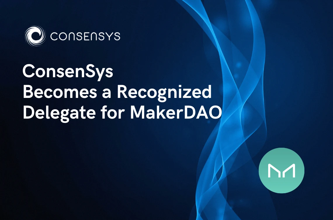 Image: Consensys Becomes a Recognized Delegate for MakerDAO