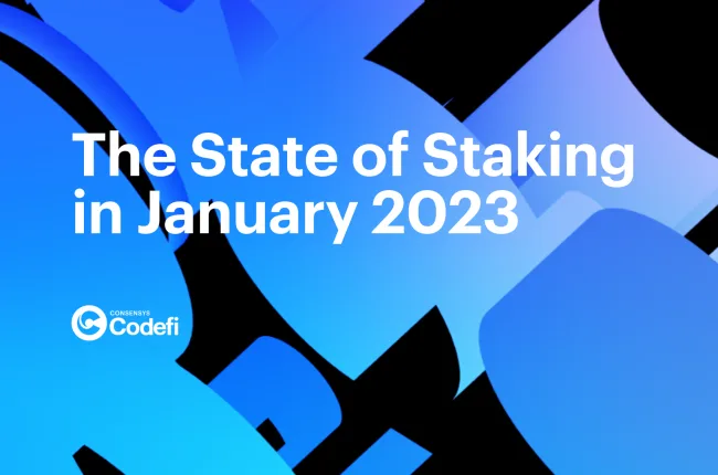 The State of Staking in January 2023