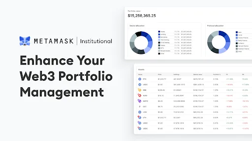 Image: MetaMask Institutional Launches a More Powerful Web3 Portfolio Dashboard for Organizations