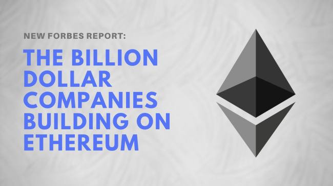 Forbes Releases "Top 50 Billion-Dollar Companies Exploring Blockchain"
