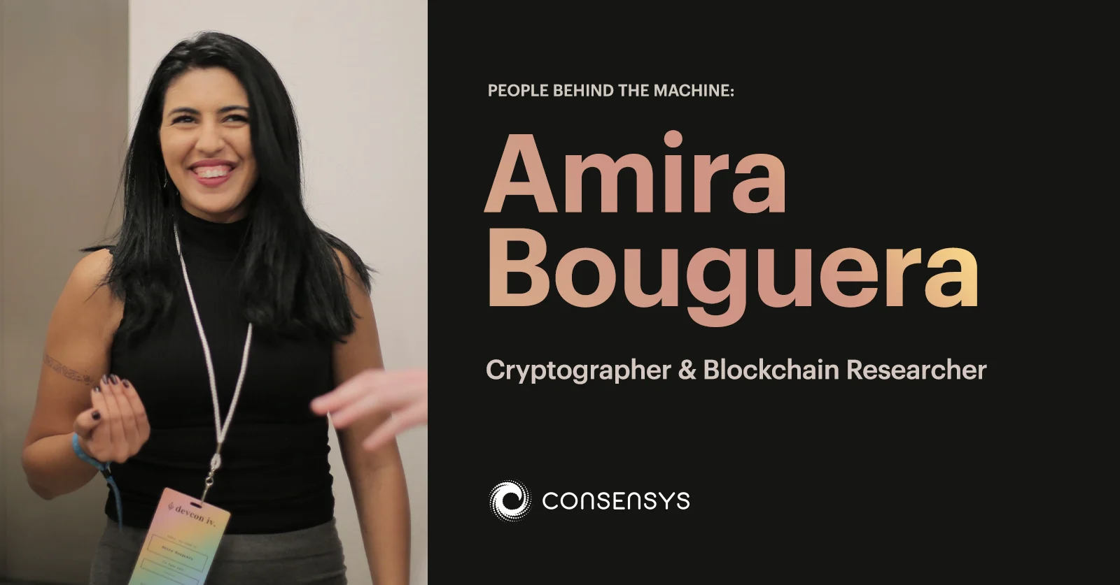 Image: People Behind the Machine: Meet Cryptographer Amira Bouguera