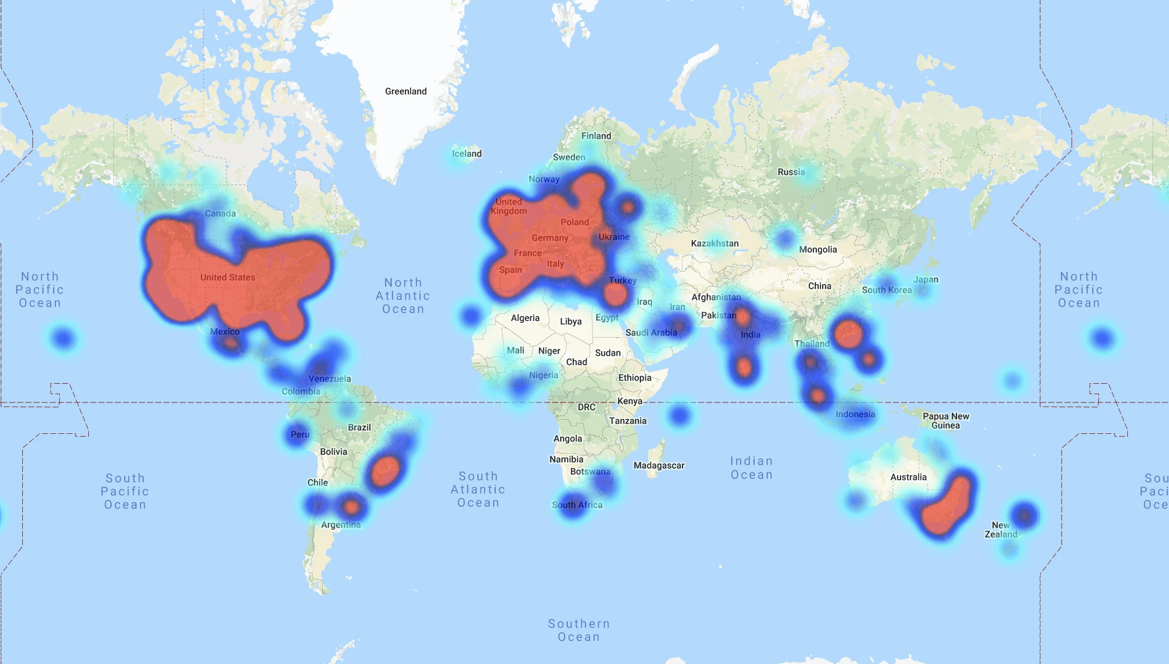 Image: This Global Heatmap Shows Retail Cryptocurrency Adoption