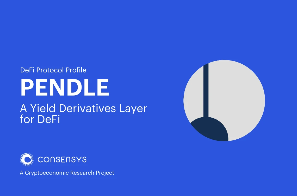 Pendle: A Yield Derivatives Layer for DeFi