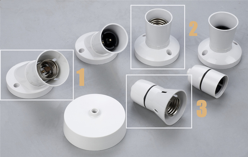 Lamp holder outlet types