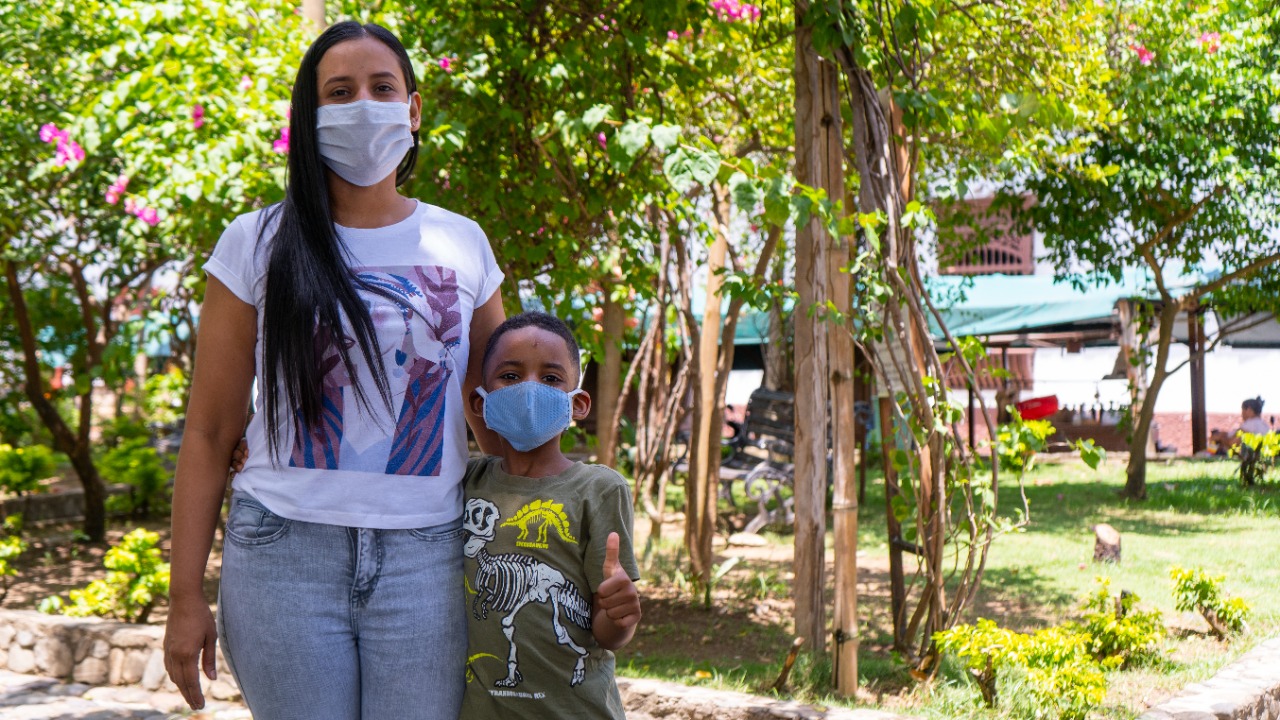 Familia en Santa Fe de Antioquia