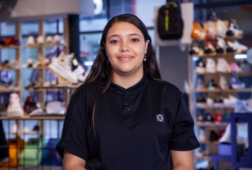 Evelyn Adriana Zapata beneficiaria programa CREO