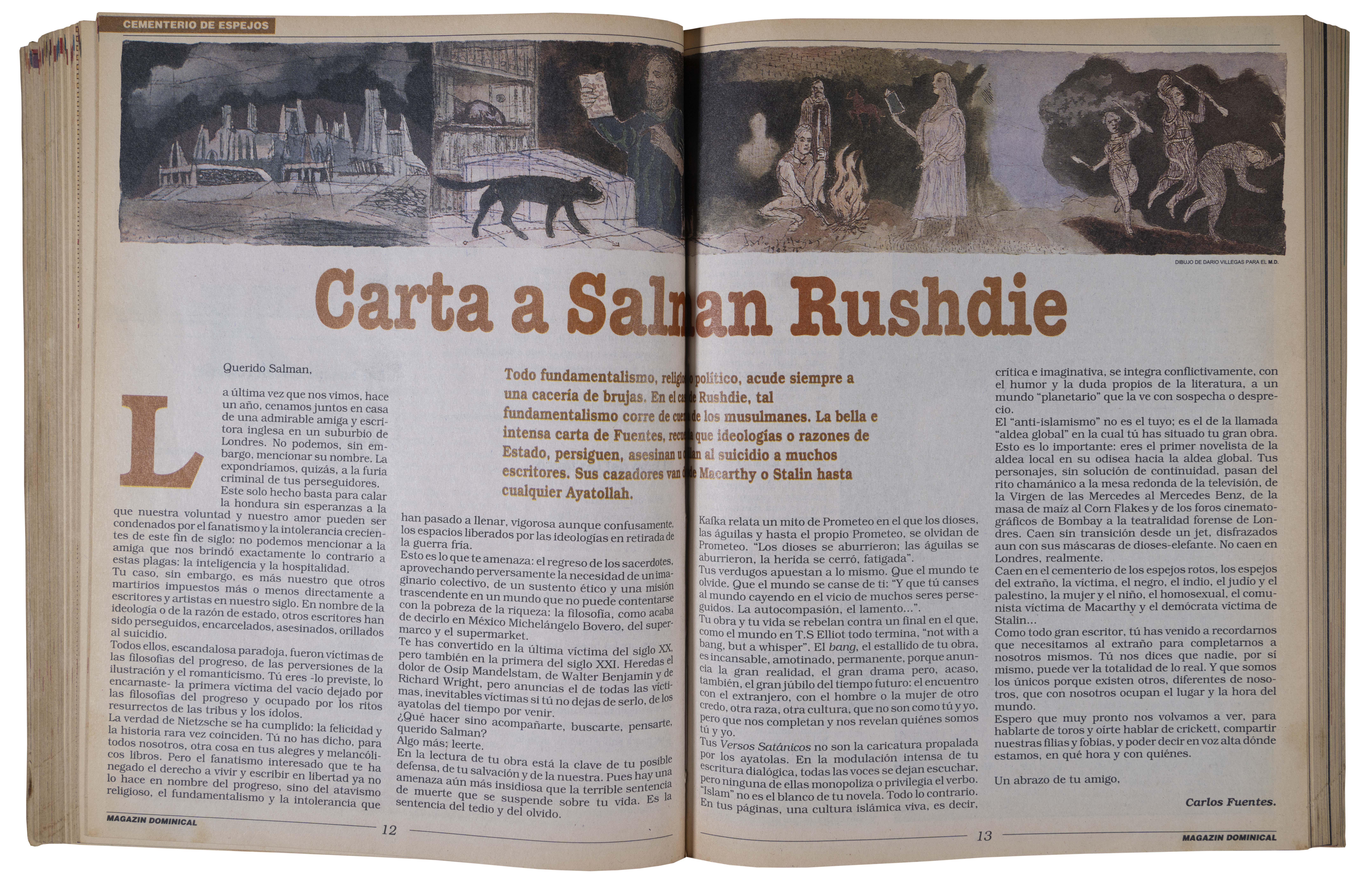 Carta a Salman Rushdie