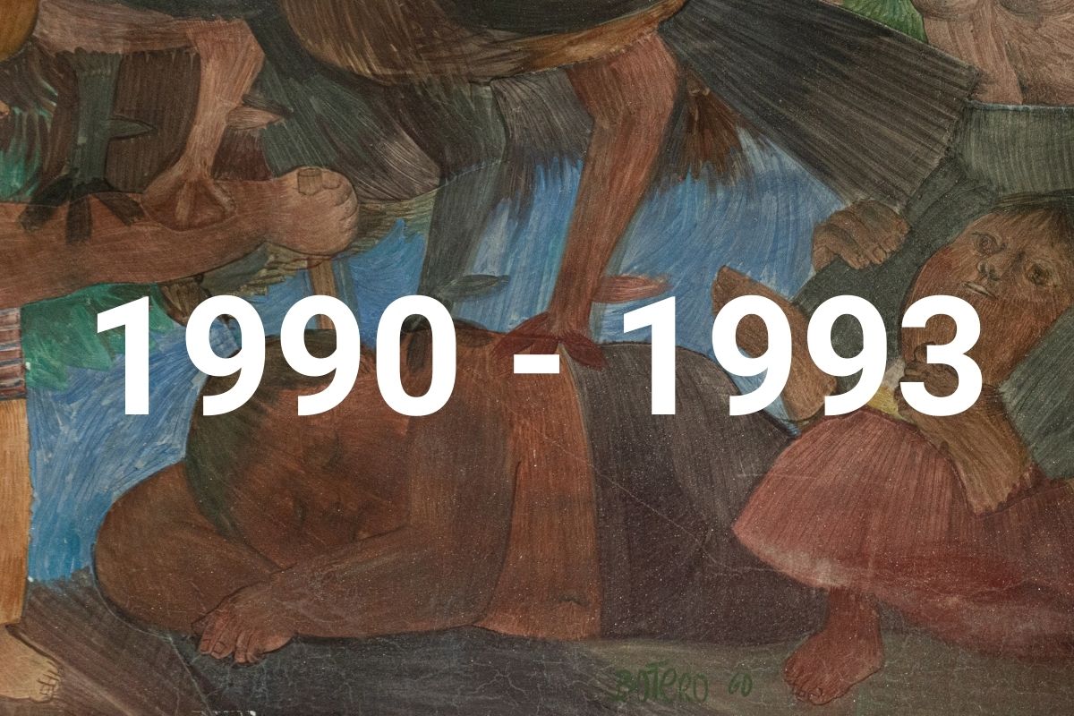 1990 - mural Botero