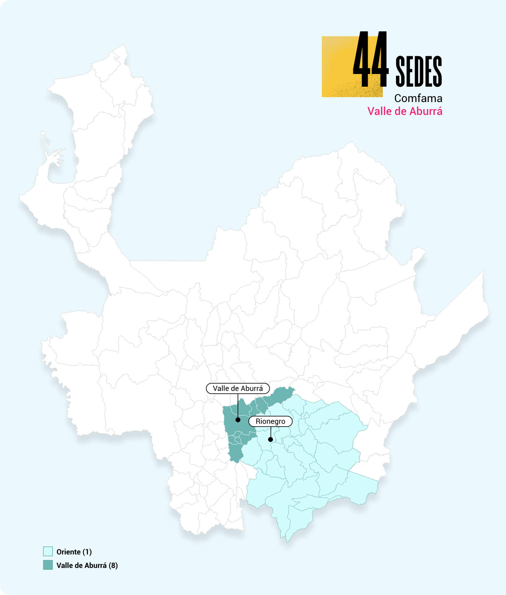 Sedes Valle de Aburrá