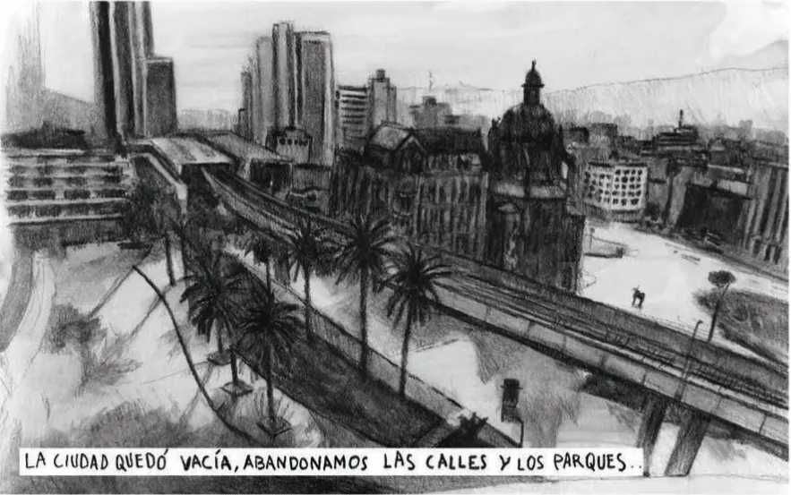 ilustraciones de Daniel Gómez Medellín a solas