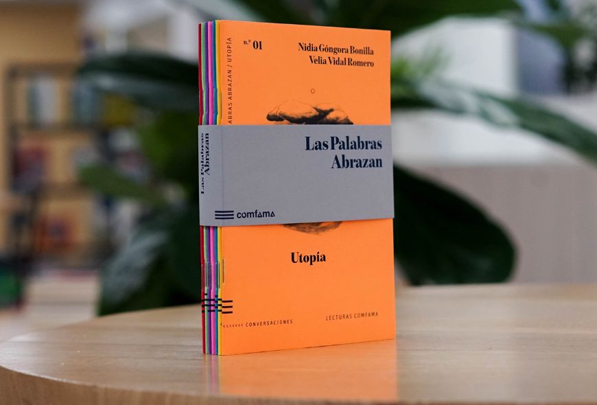 Portada Las palabras abrazan Lecturas Comfama