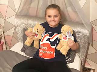 The two teddies which were auctioned.