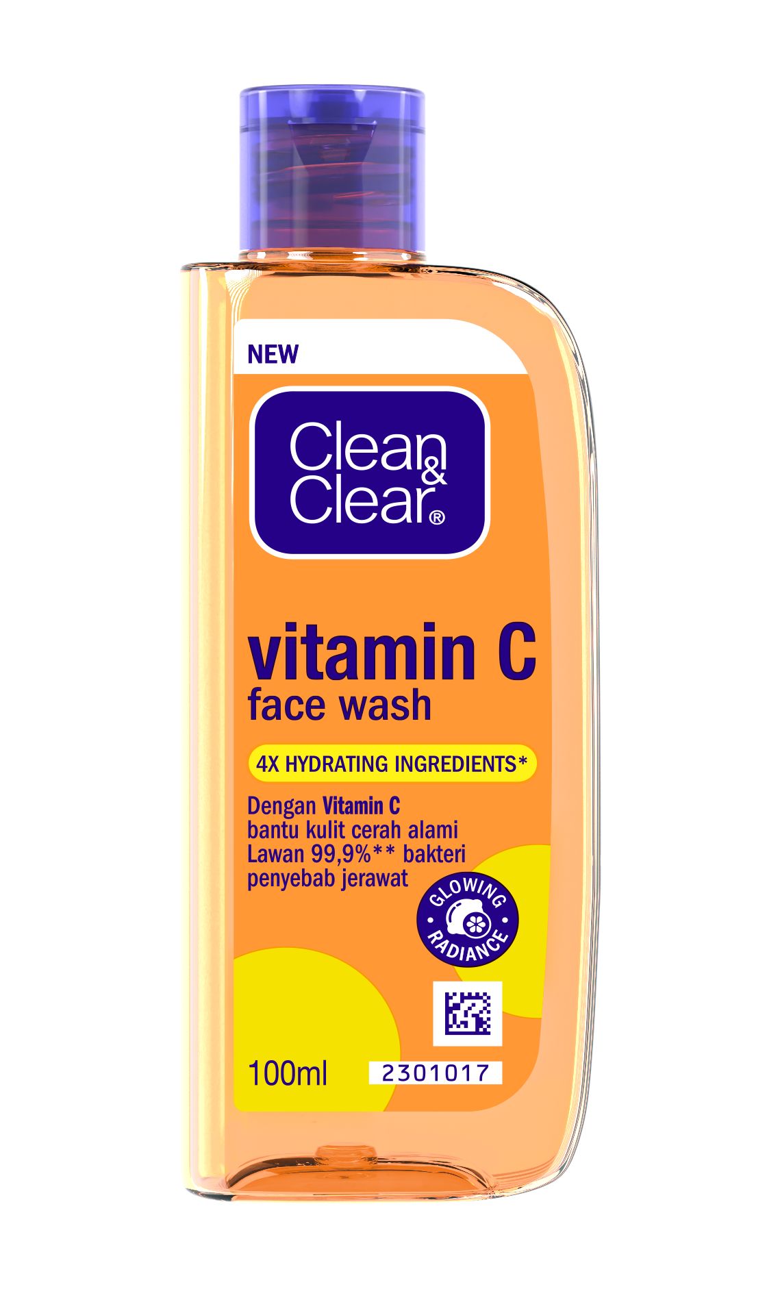 Clean & Clear® Vitamin C Face Wash 100ml