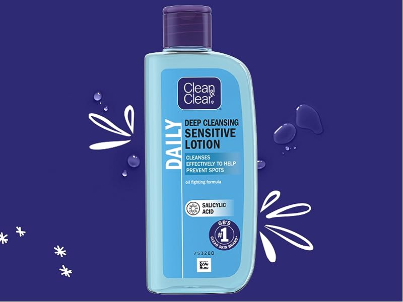 CLEAN & CLEAR Daily Deep Cleansing Sensitive Lotion