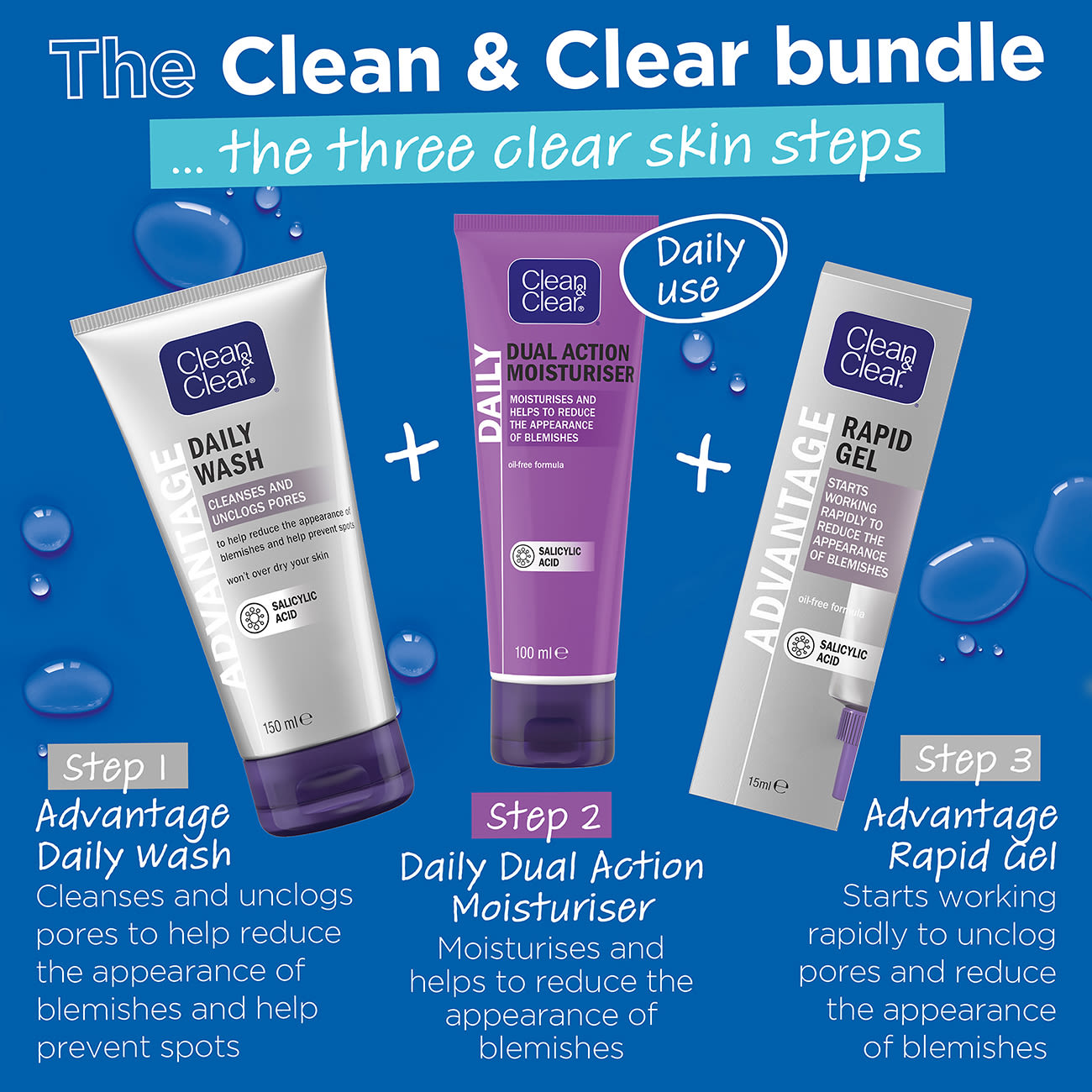 CLEAN & CLEAR® ADVANTAGE® Rapid Gel - Image 5 - Clean & Clear - en-GB