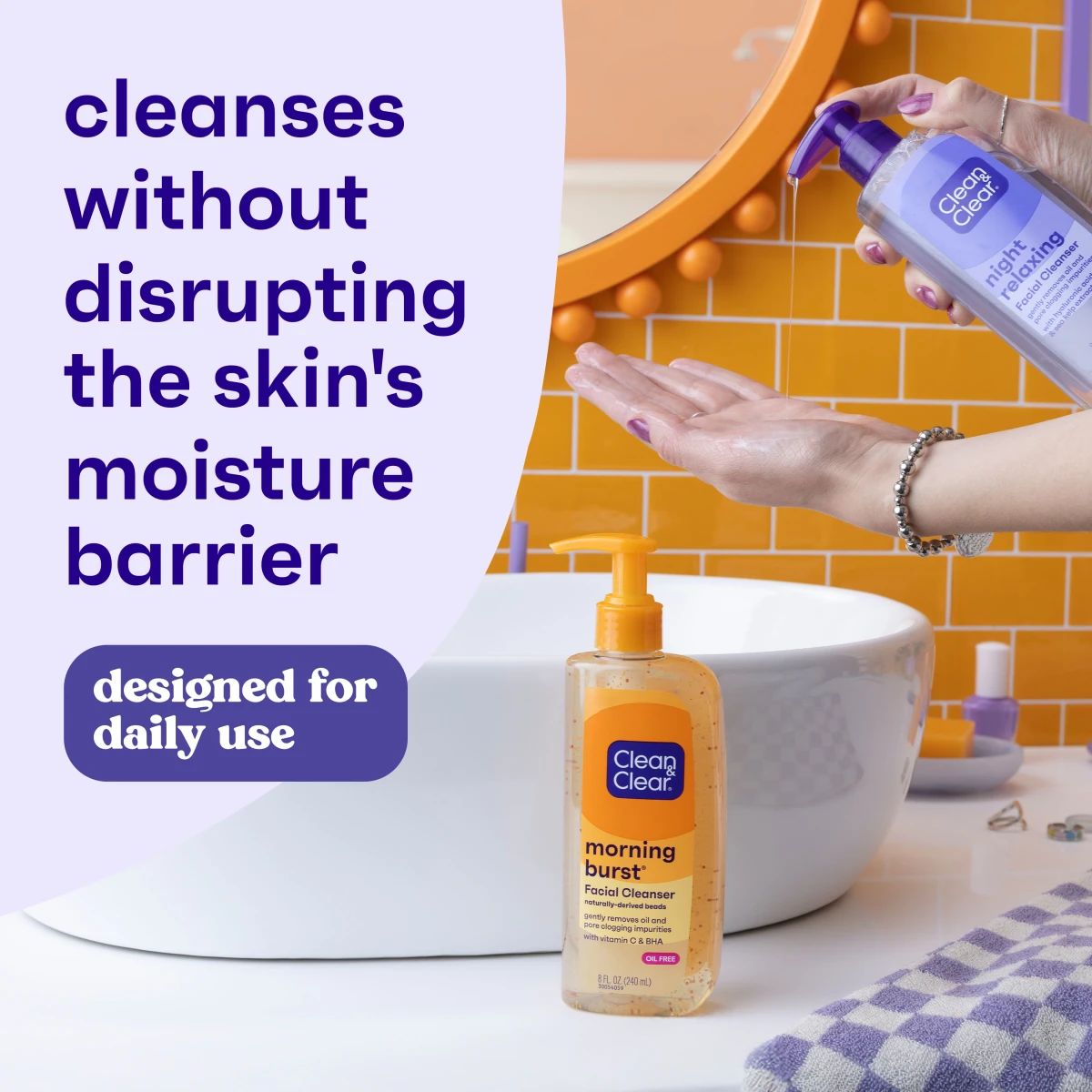 Morning Burst® Day & Night Cleanser 2-Pack | Clean & Clear®