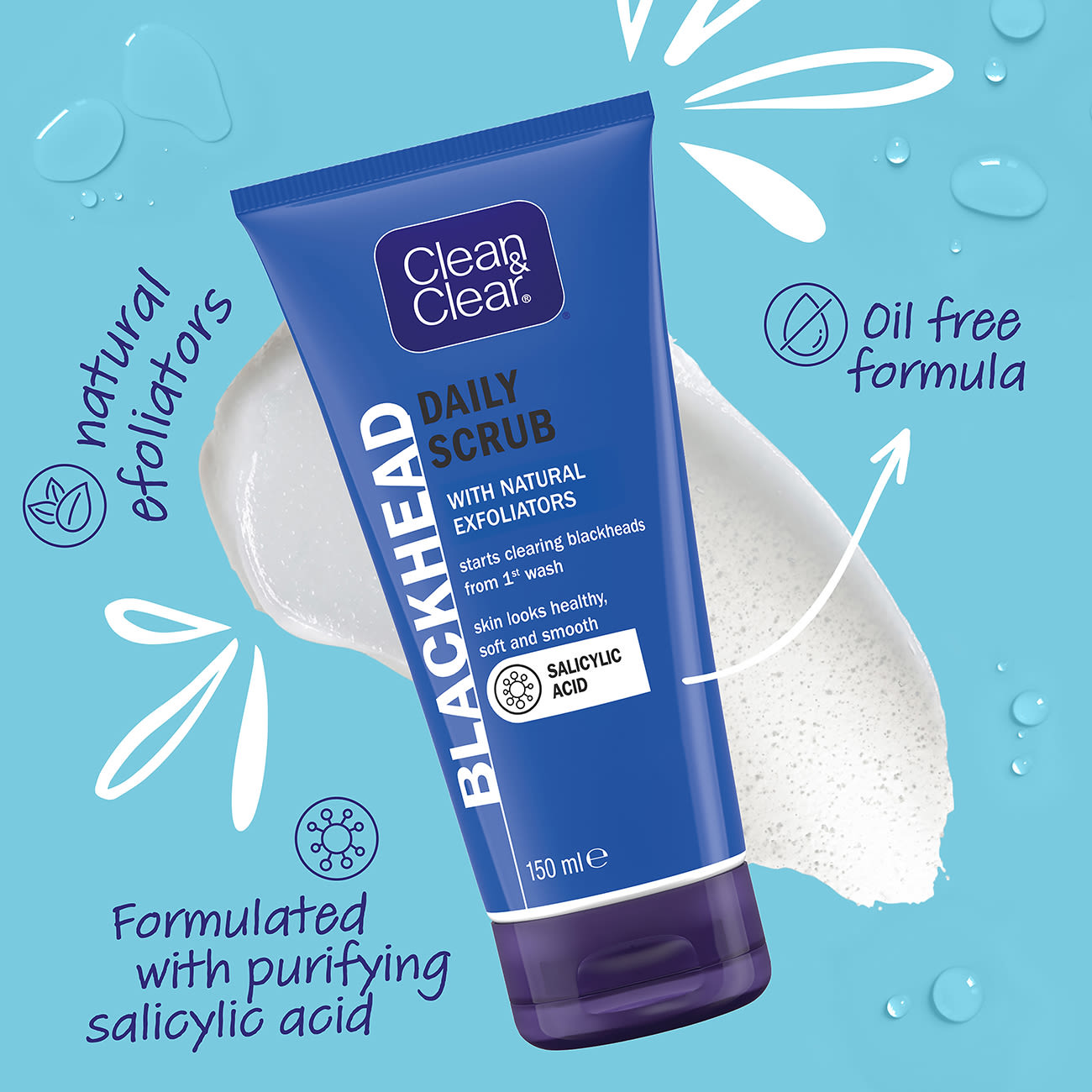 Blackhead Clearing Daily Scrub - Image 3 - Clean & Clear - en-GB