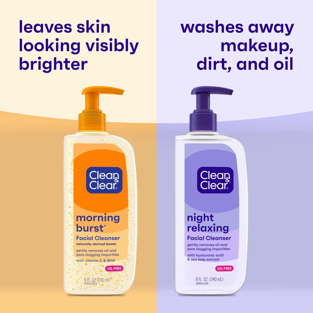Morning Burst® Day & Night Cleanser 2-Pack | Clean & Clear®