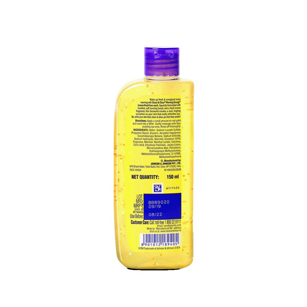 Clean & Clear® Morning Energy Lemon Fresh Face Wash - Image 2 - Clean & Clear - en-IN