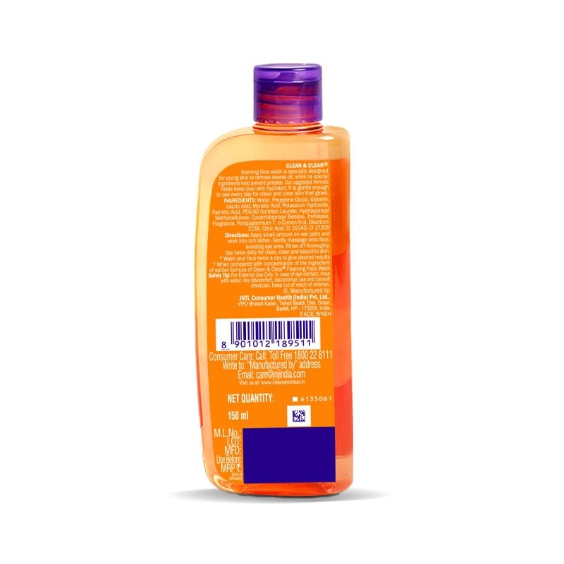 Clean & Clear® Foaming Face Wash - Image 2 - Clean & Clear - en-IN