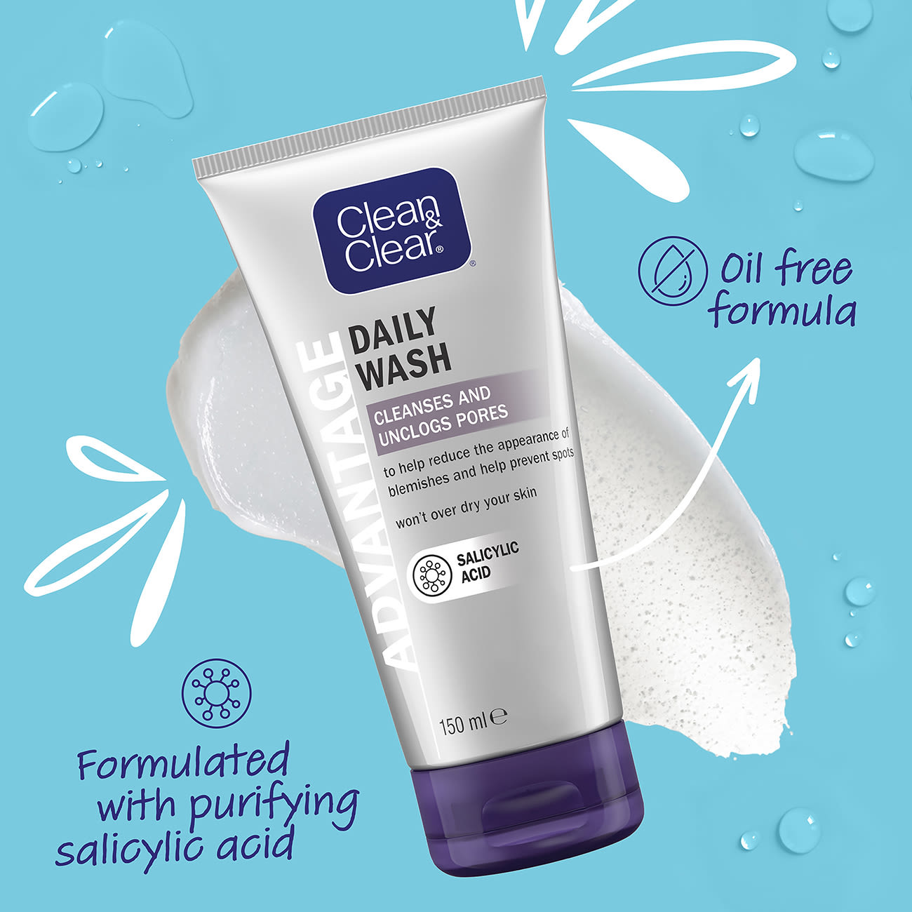 Advantage Spot Control Daily Wash - Image 3 - Clean & Clear - en-GB