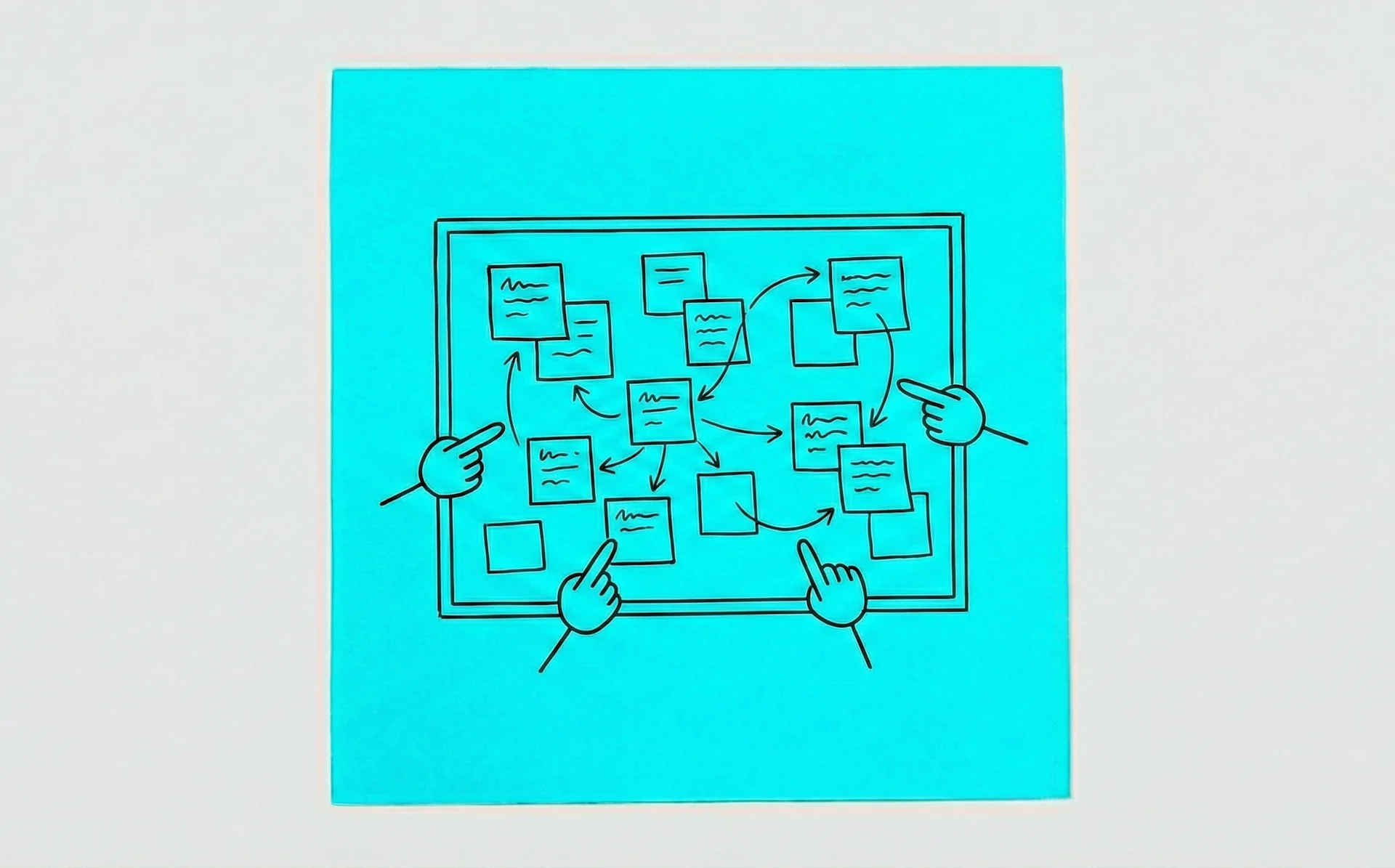 One sentence per person. Visible to everyone. No debate yet.