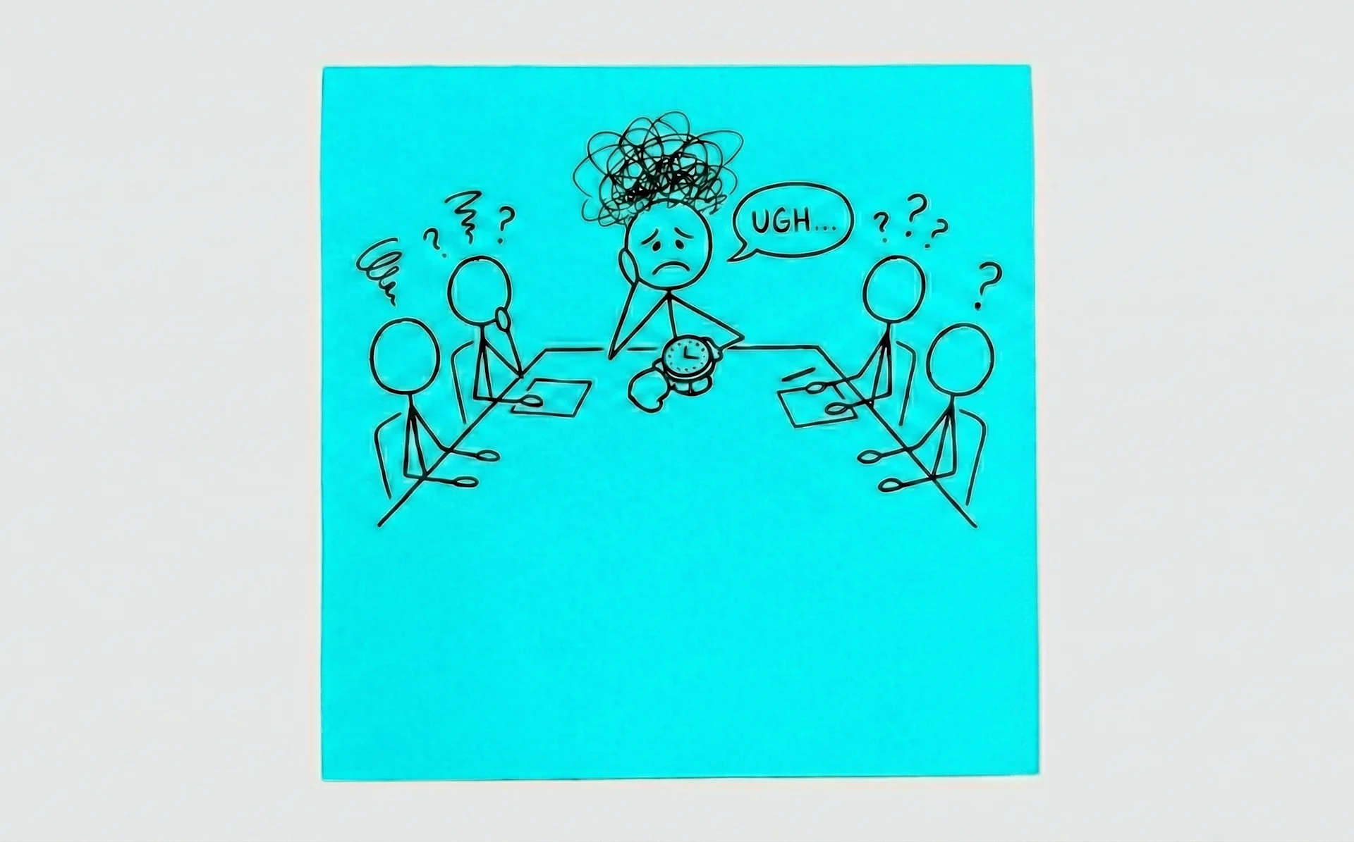 The third meeting of the day. No decision in sight.