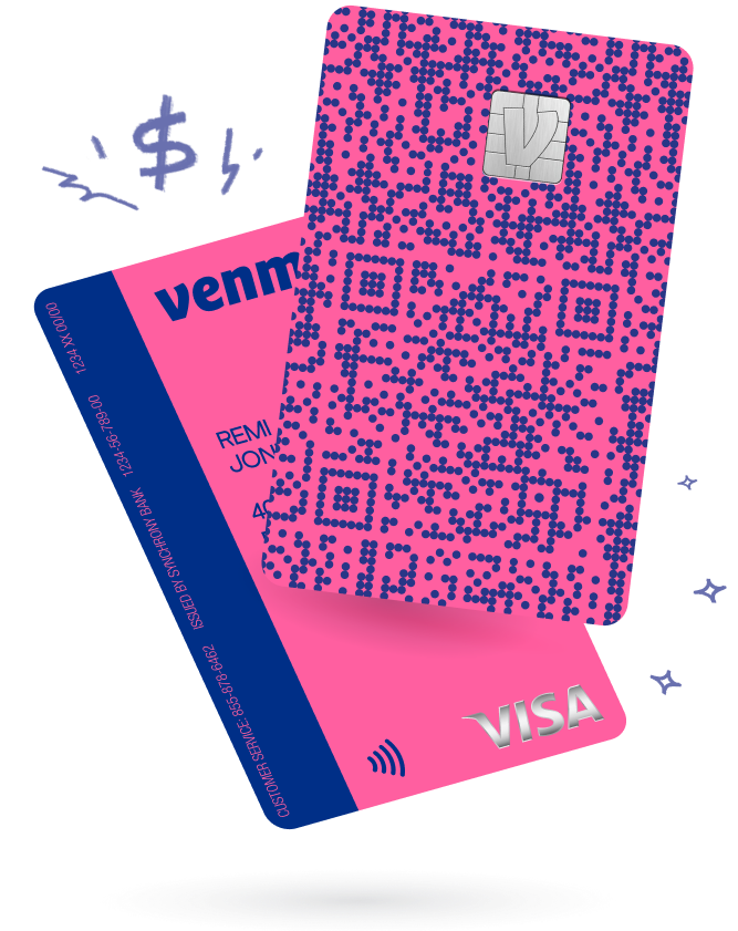 Venmo Credit Card Pink Design