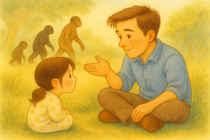 But where did humans come from?