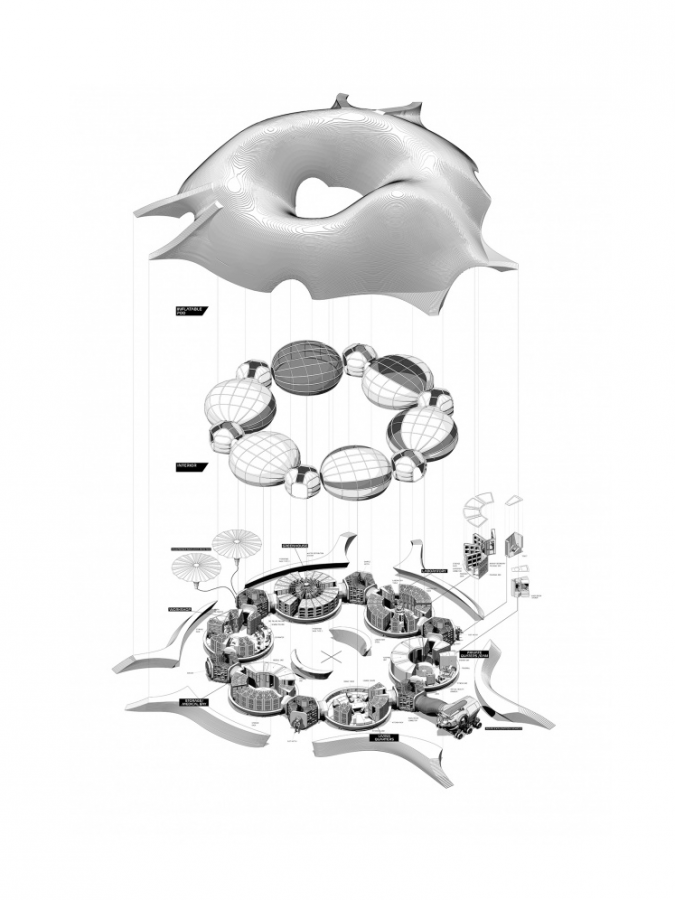 Hassell's Mars habitat design. 