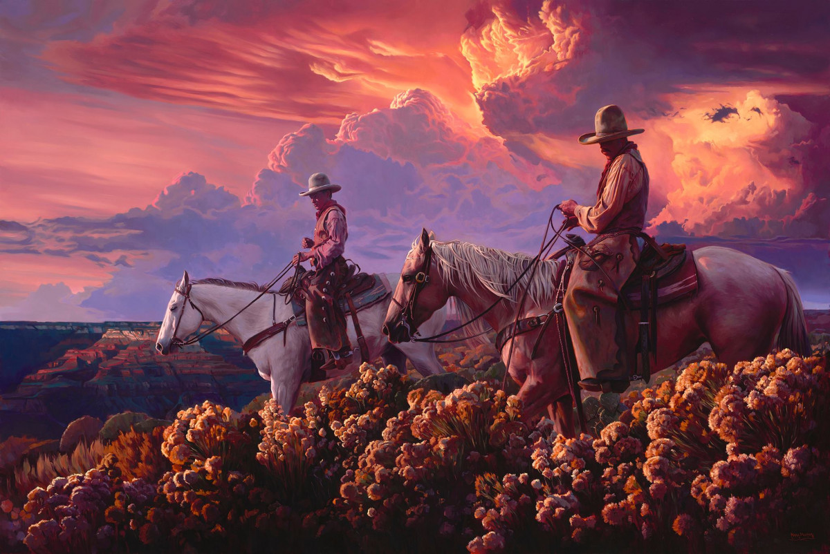 Mark Maggiori on Instagram A painting from last year Big Sky Majesty  Hangs in a good home in Montana  Western paintings Southwest art  Western art