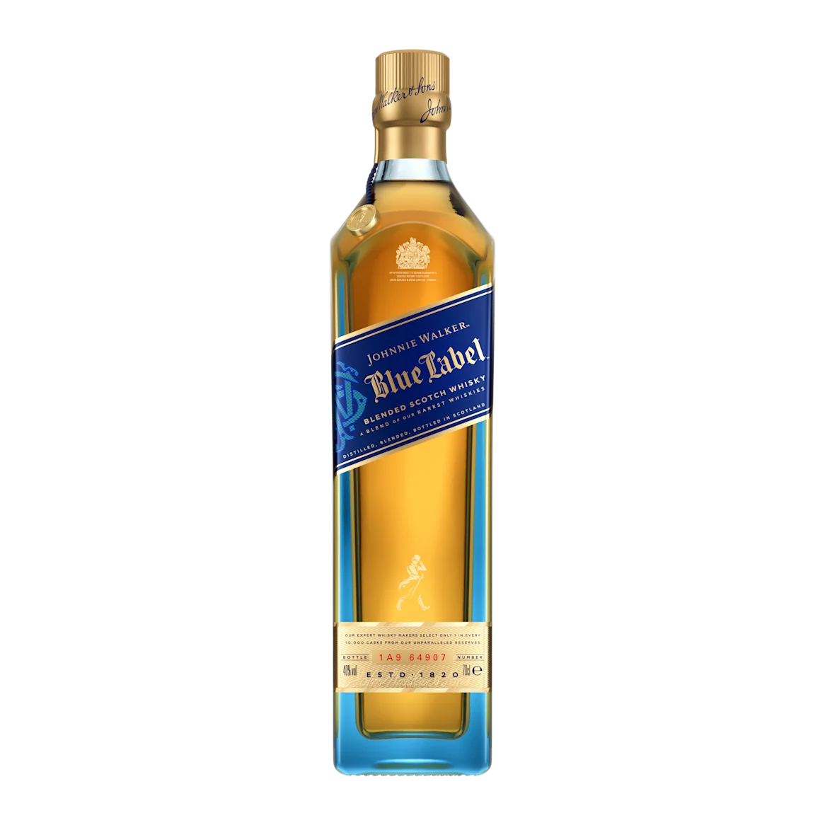 Blue Label Whisky Logo Johnnie Walker Fuses Art And AI For Visitor