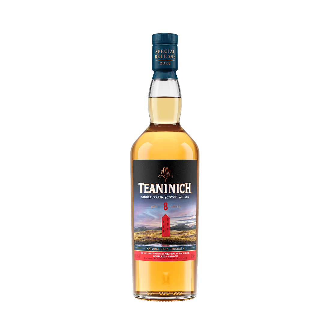 Teaninich Single Grain Scotch Whisky Daring Rye 8 Year Old Special Release 2025 bottle