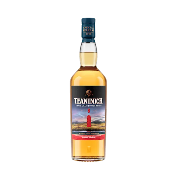 Teaninich Single Grain Scotch Whisky Daring Rye 8 Year Old Special Release 2025 bottle