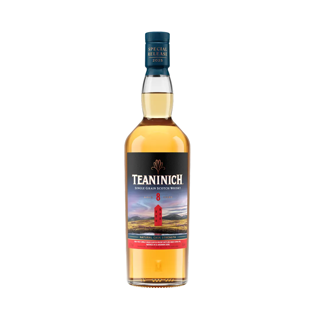 Teaninich Single Grain Scotch Whisky Daring Rye 8 Year Old Special Release 2025 bottle