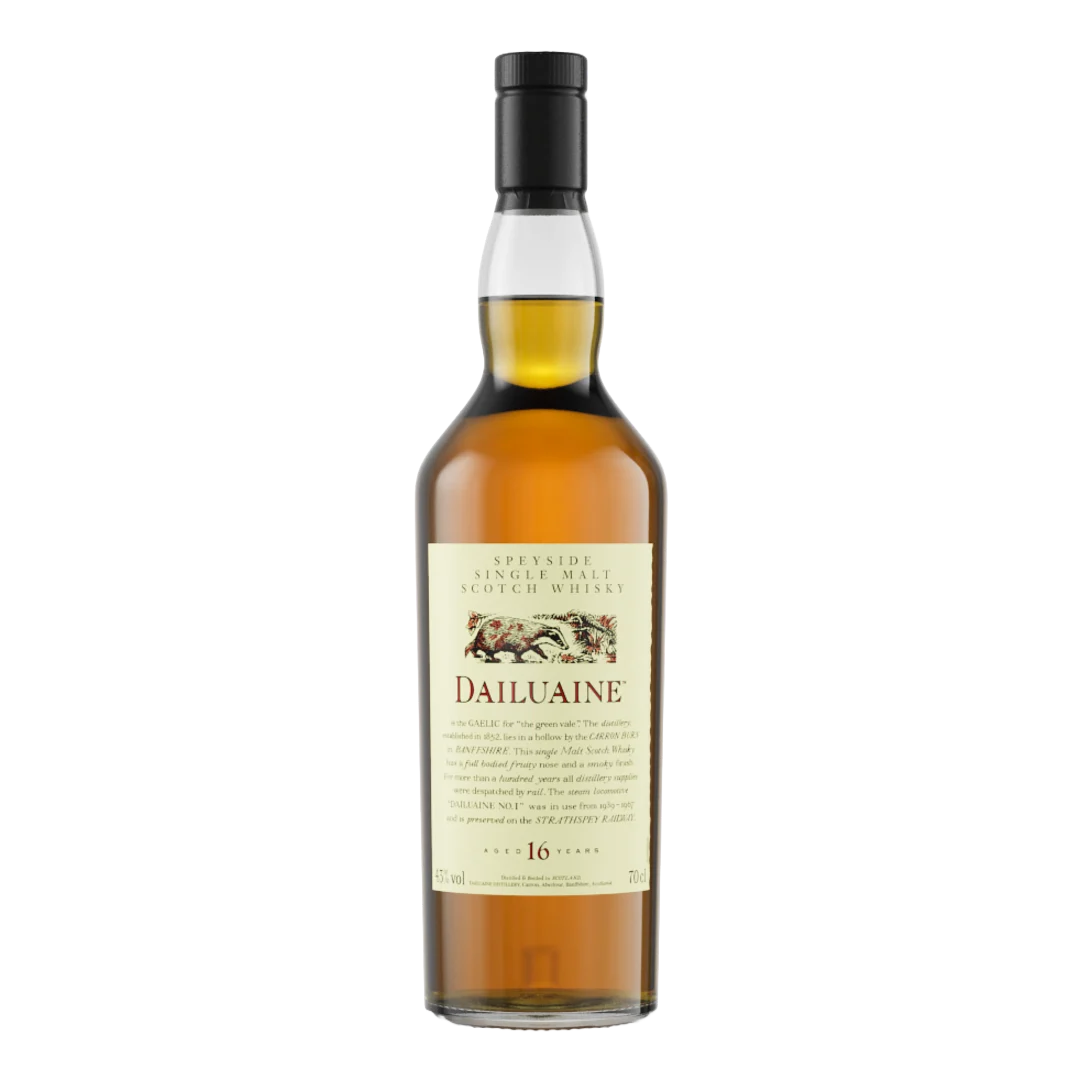 Dailuaine 16 Year Old Flora & Fauna Single Malt Whisky, 70cl - Front of Bottle 