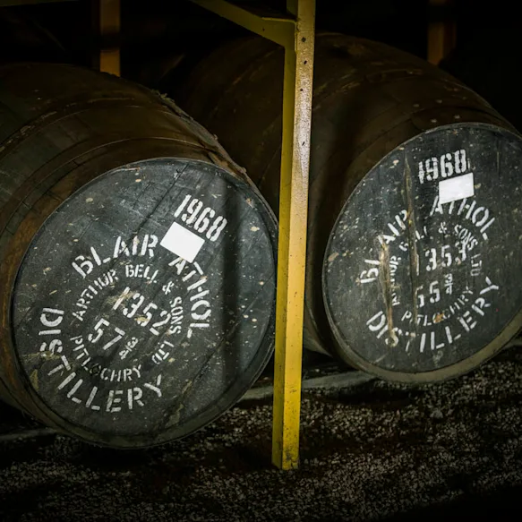 Two barrels of Blair Athol whisky