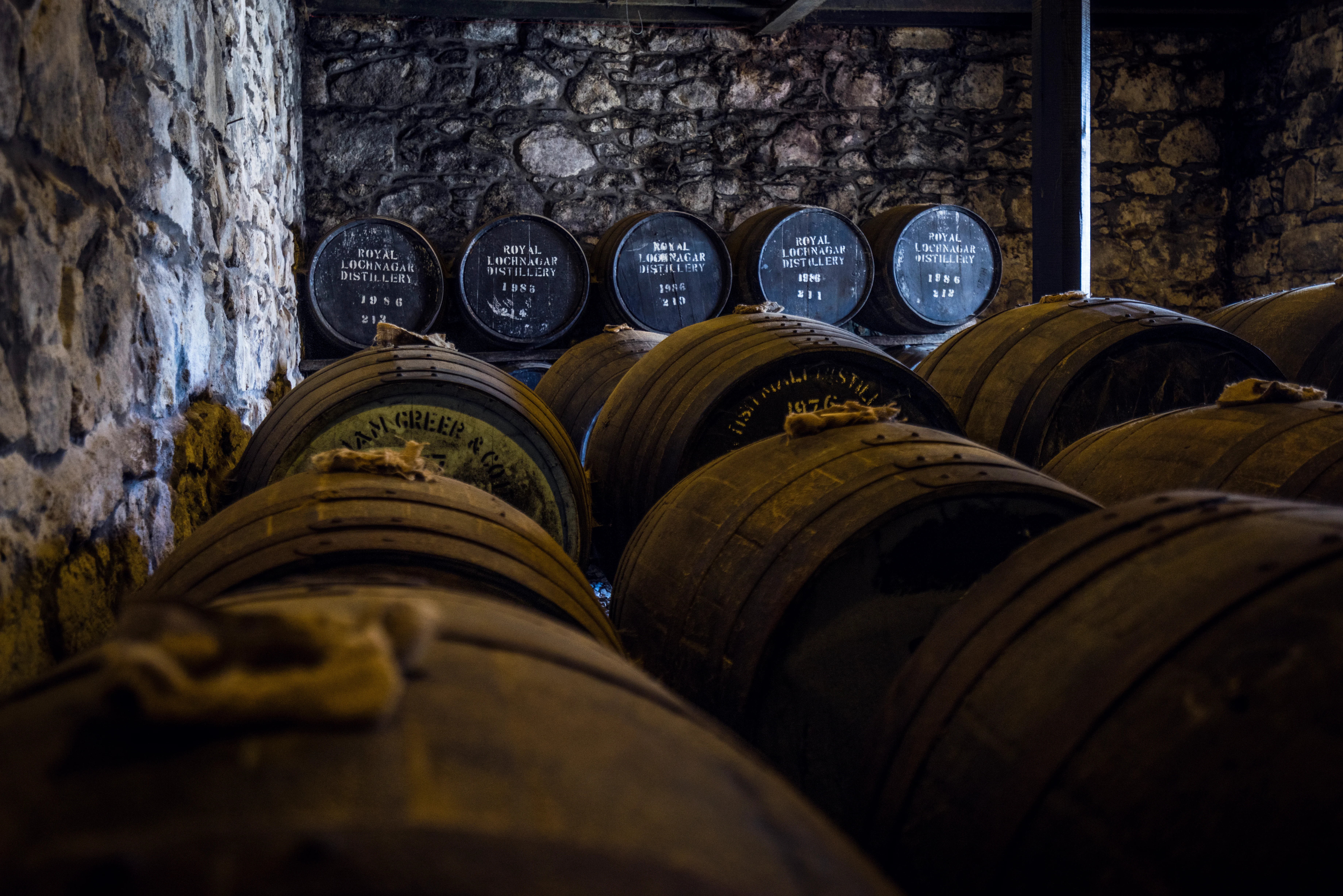 Warehouse images with barrels