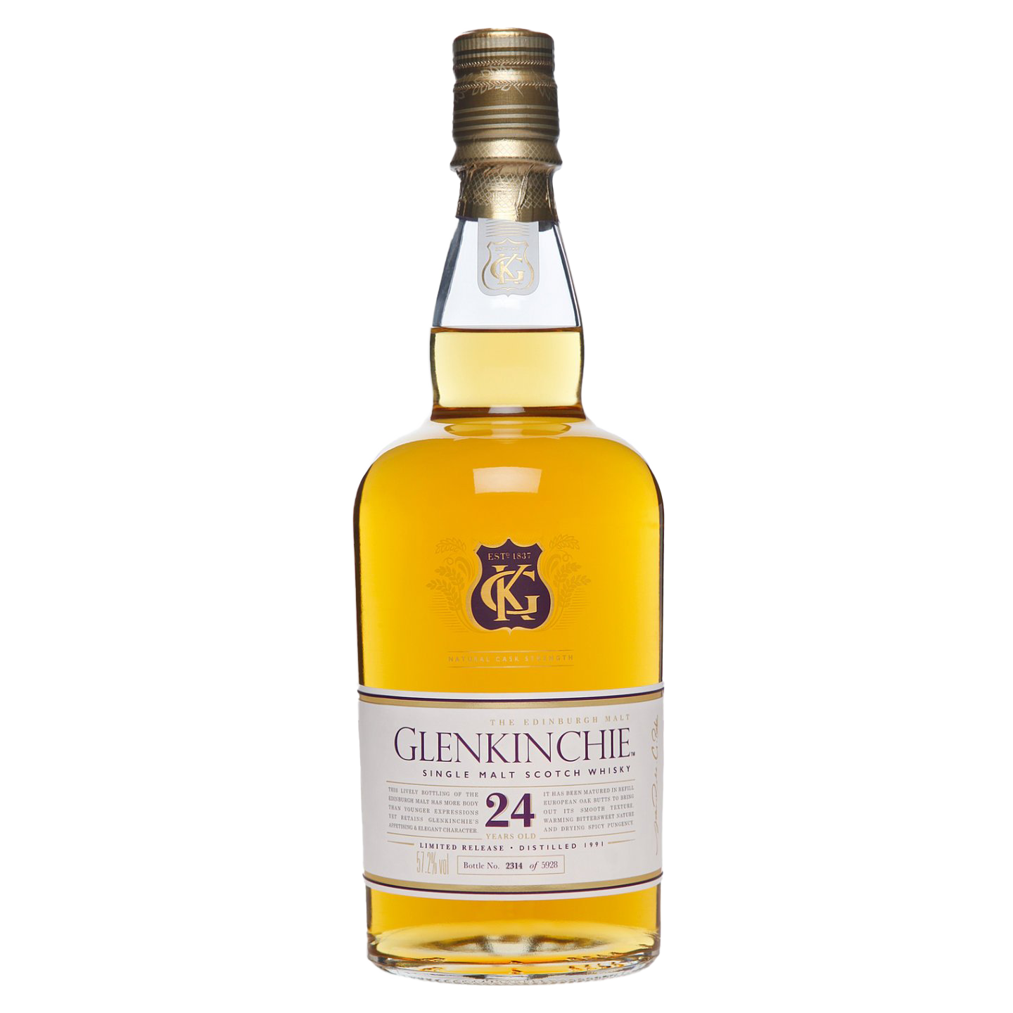 Glenkinchie 24 Year Old Single Malt Scotch Whisky 700ml