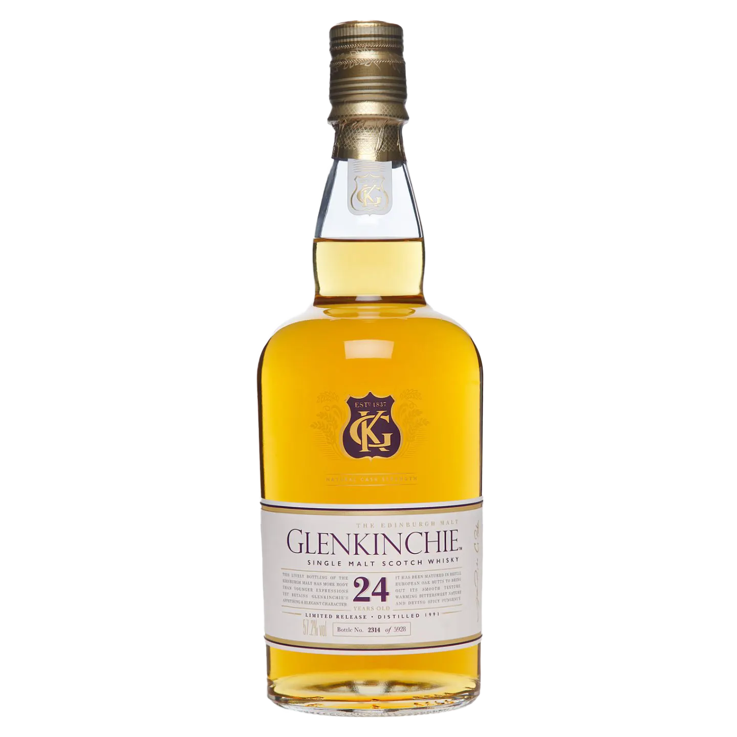 Glenkinchie 24 Year Old Single Malt Scotch Whisky 700ml