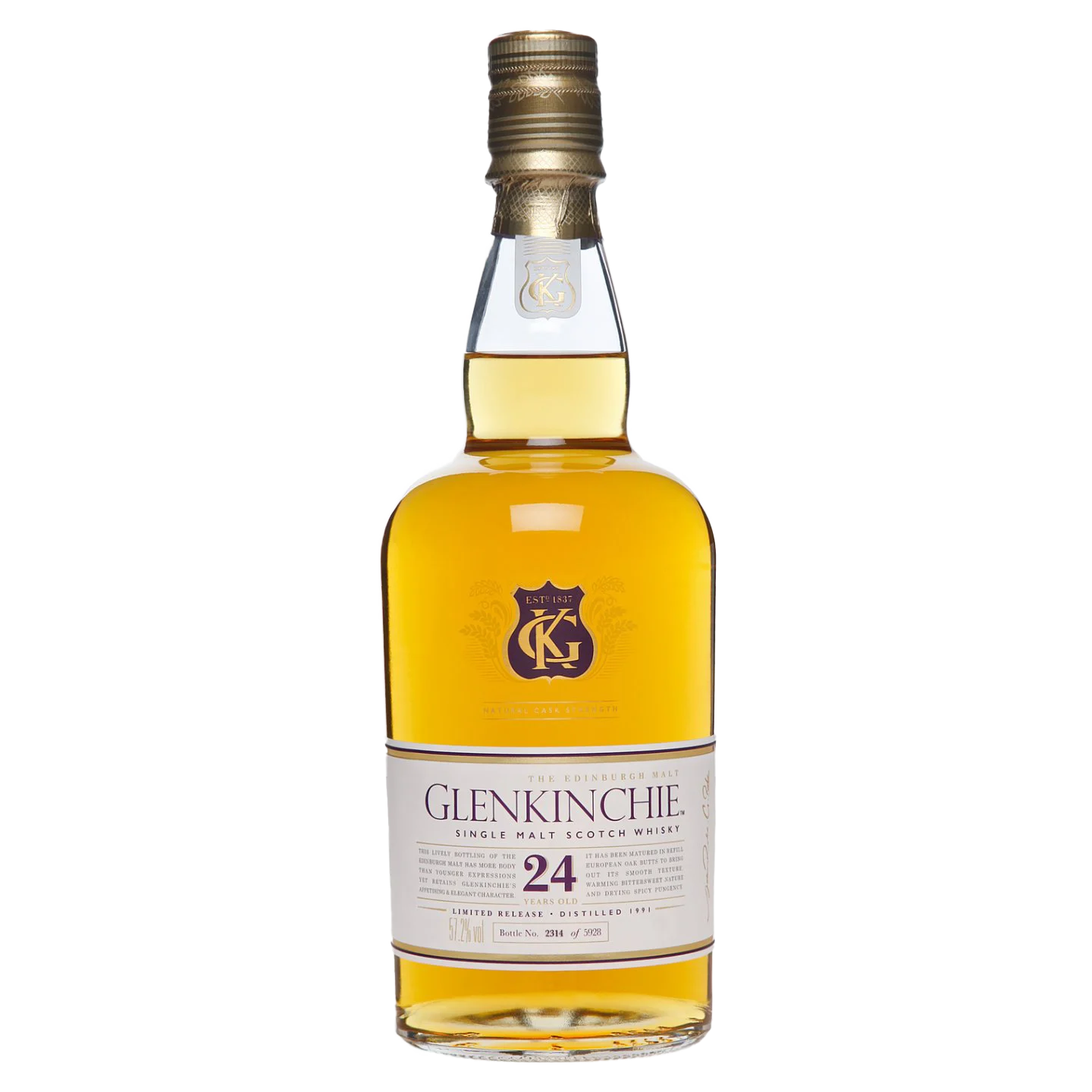 Glenkinchie 24 Year Old Single Malt Scotch Whisky 700ml
