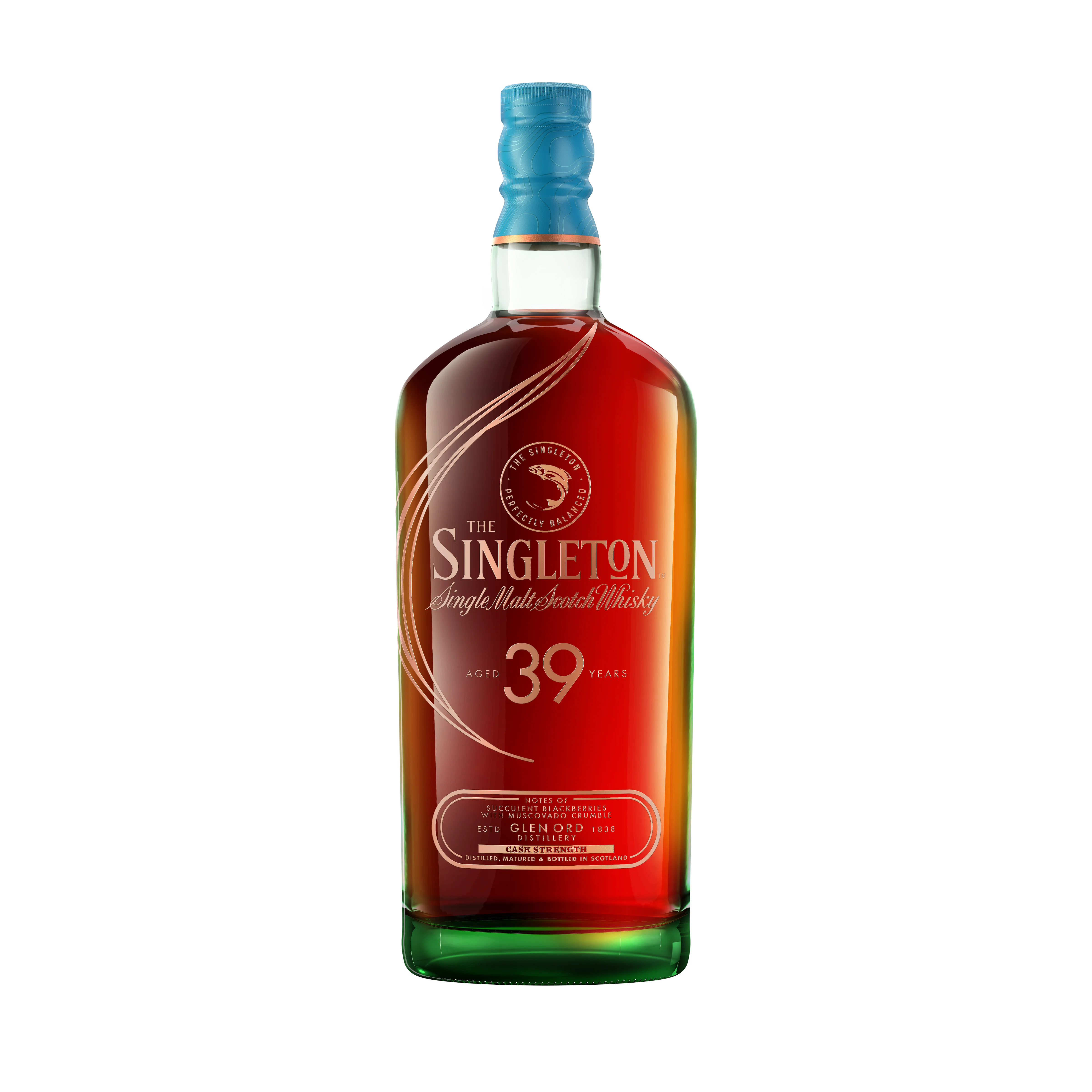 The Singleton of Glen Ord 39 Year Old, Single Malt Scotch Whisky Front of Bottle