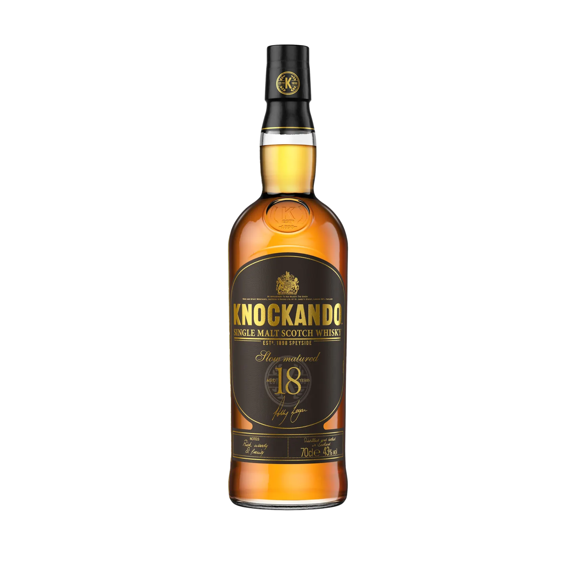 Knockando 18 Year Old Single Malt Scotch Whisky 70cl