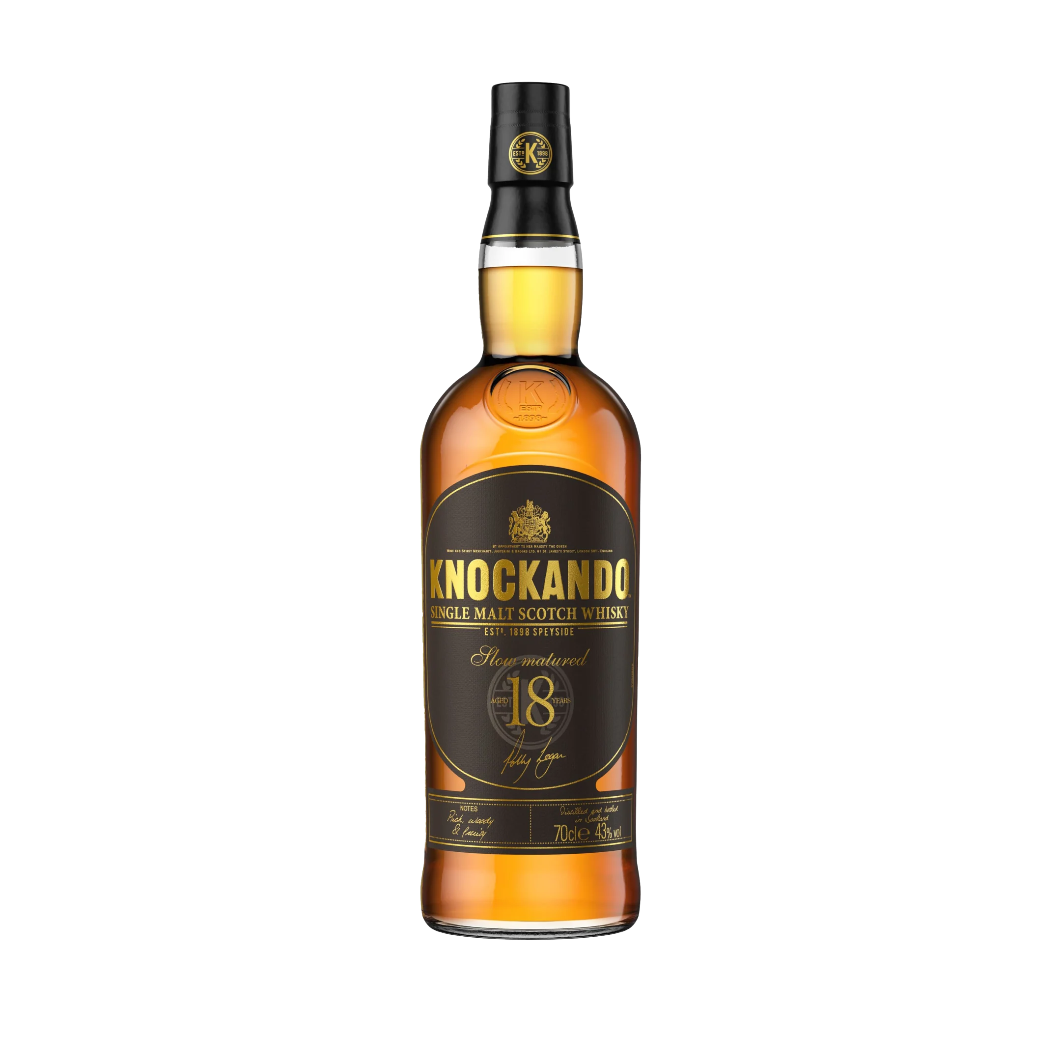 Knockando 18 Year Old Single Malt Scotch Whisky 70cl
