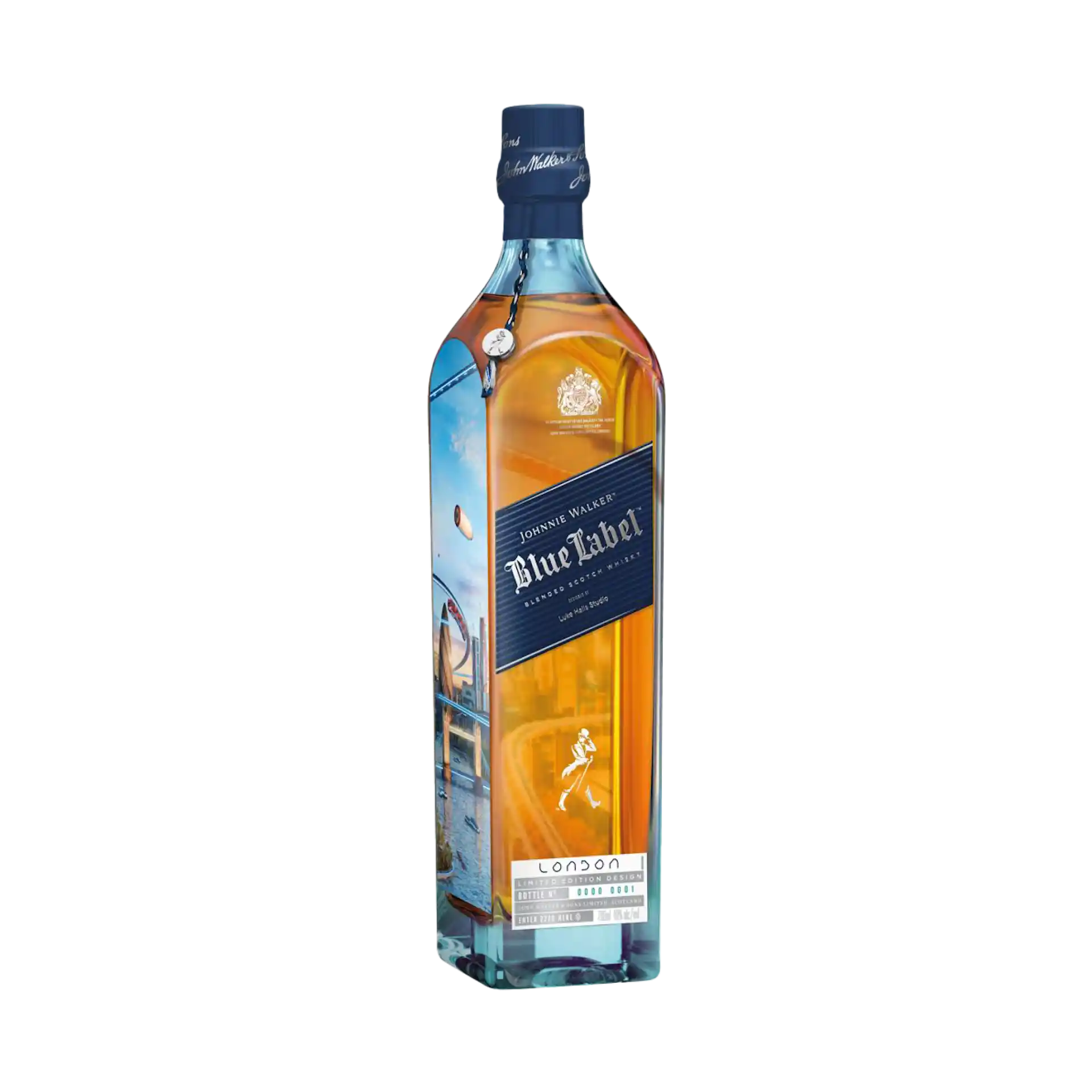 Johnnie Walker Blue Label Cities of the Future 2220 Blended Scotch Whisky - London Edition, 70cl