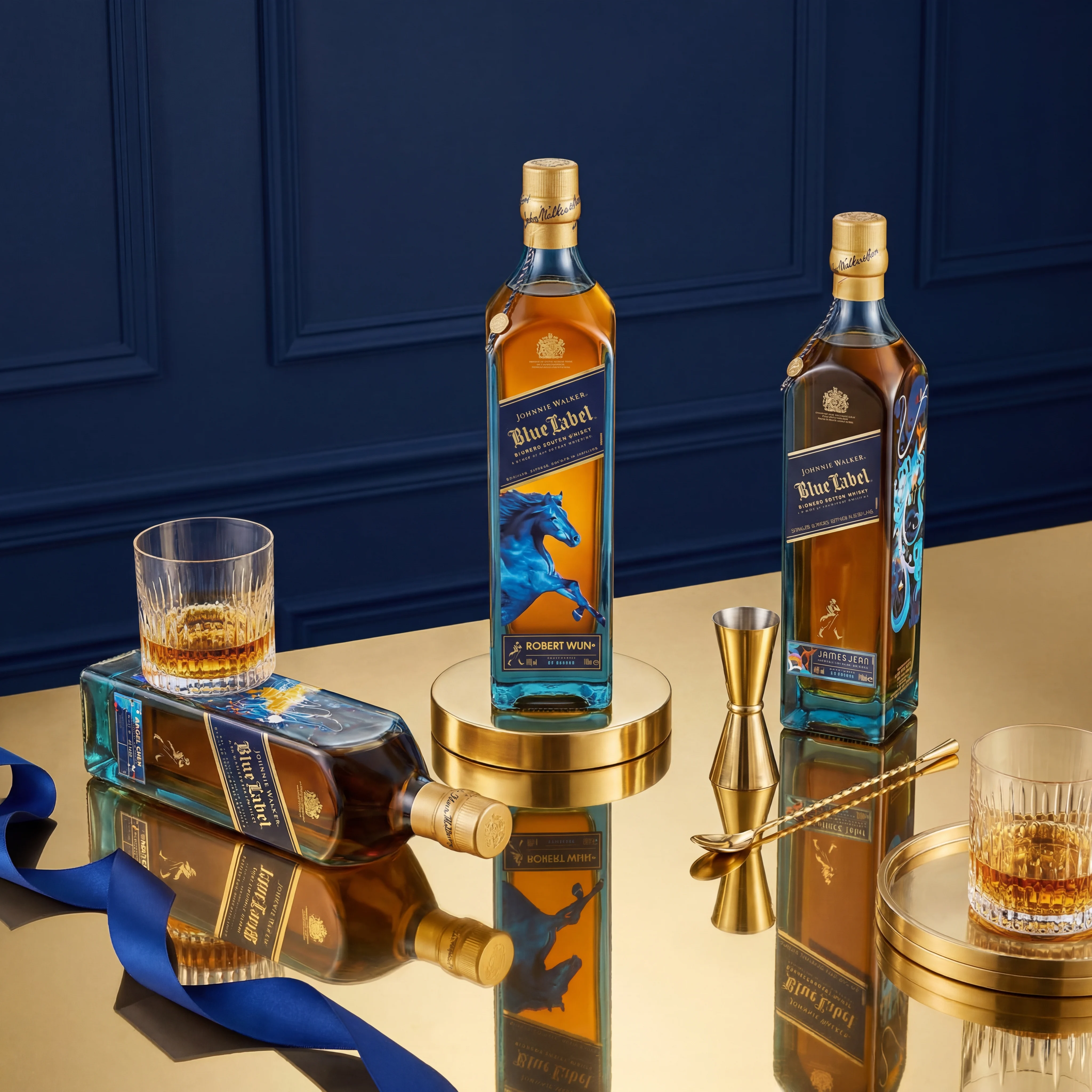 The Johnnie Walker Lunar New Year Trilogy Bundle Serve Image