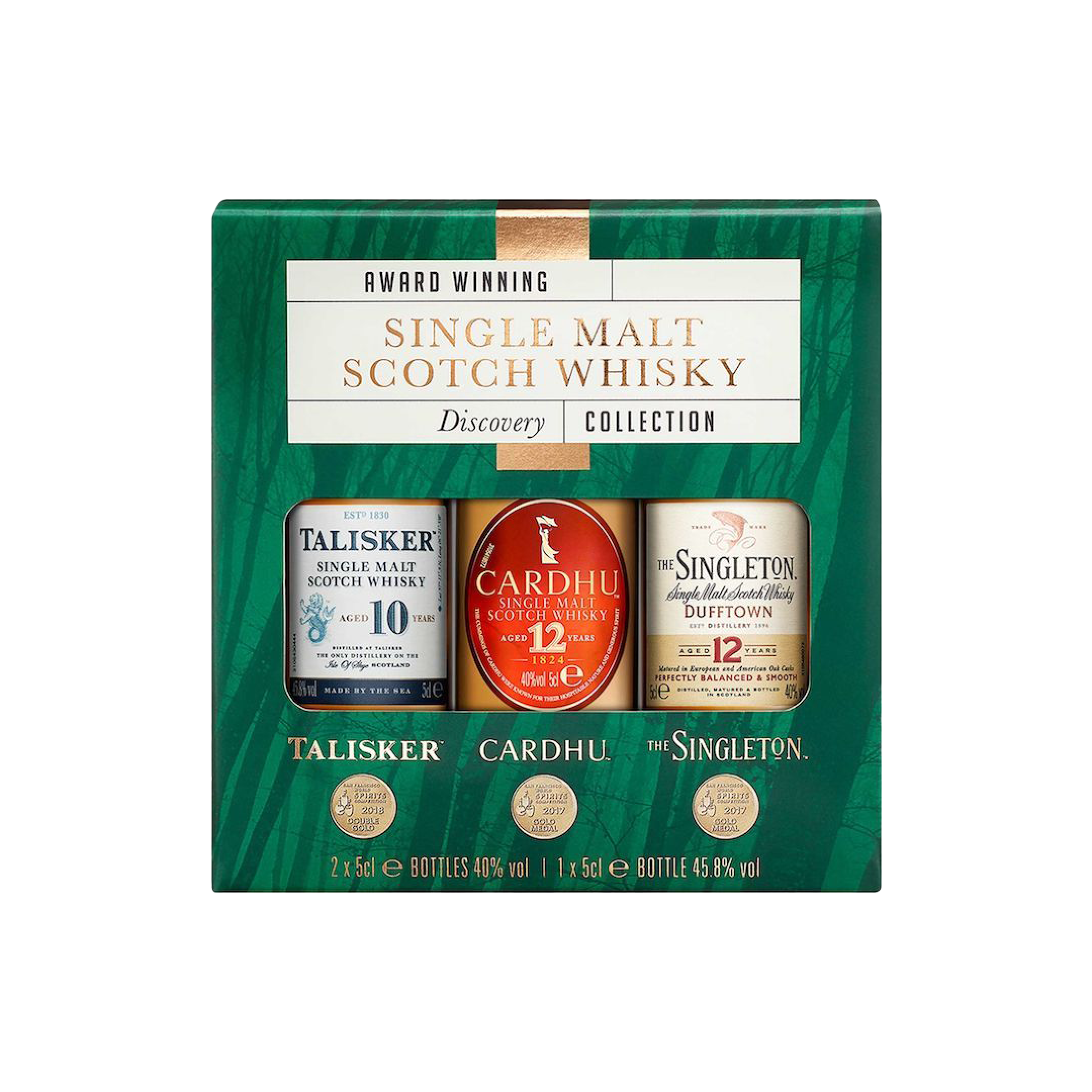 Classic Malts Exploration Pack Single Malt Scotch Whisky, 3x5cl