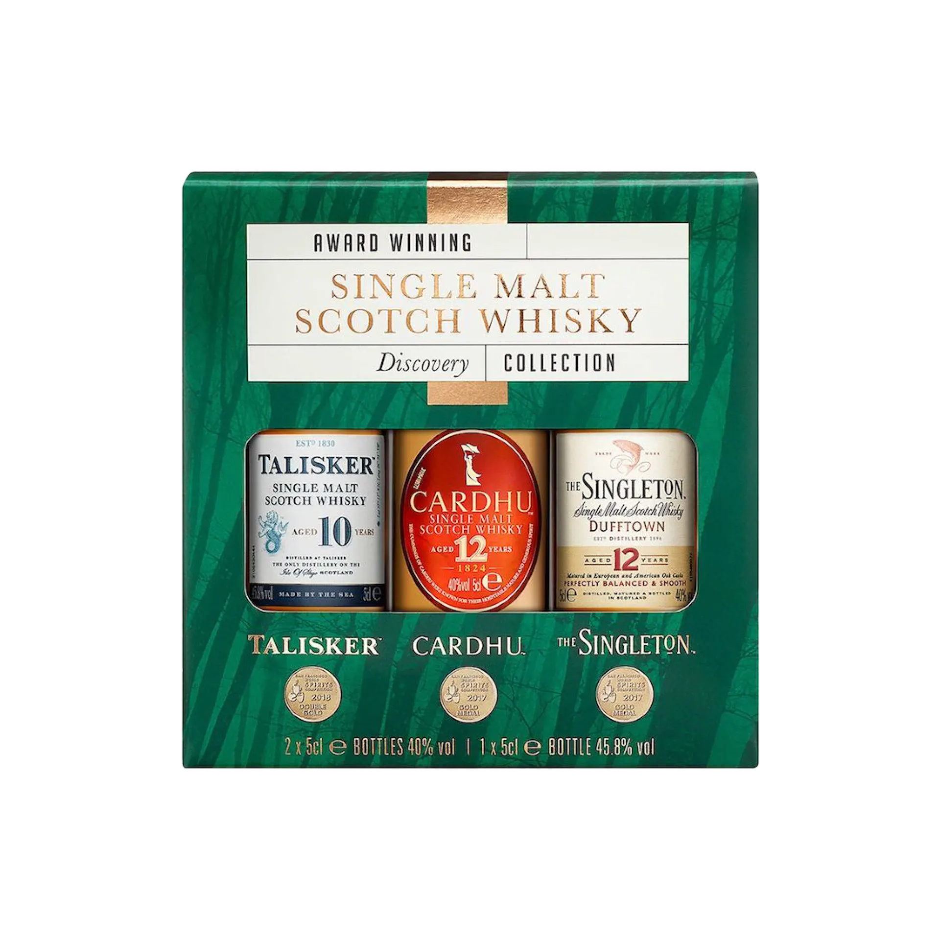 Classic Malts Exploration Pack Single Malt Scotch Whisky, 3x5cl